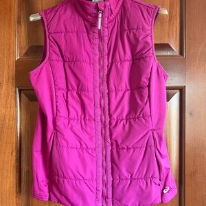 Pink Quilted Sleeveless Vest